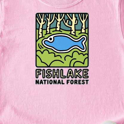 Fishlake National Forest Kids Cotton T-Shirt