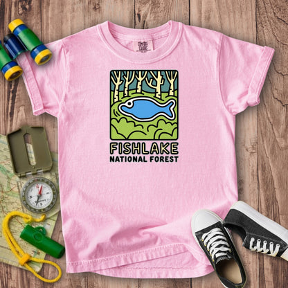 Fishlake National Forest Kids Cotton T-Shirt