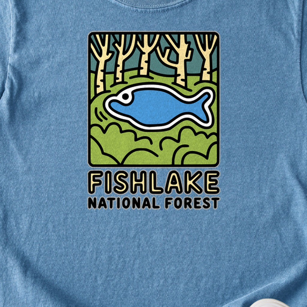 Fishlake National Forest Kids Cotton T-Shirt