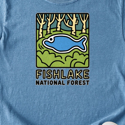 Fishlake National Forest Kids Cotton T-Shirt