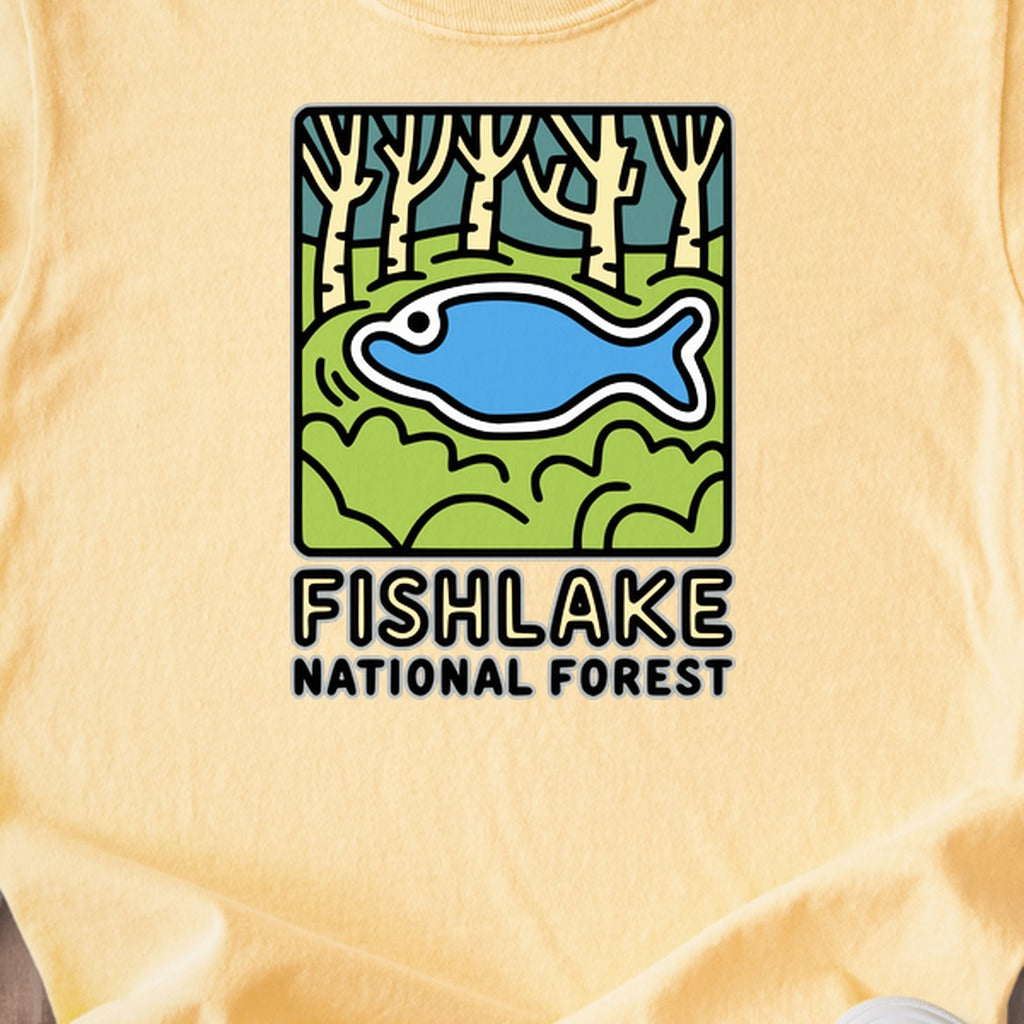 Fishlake National Forest Kids Cotton T-Shirt