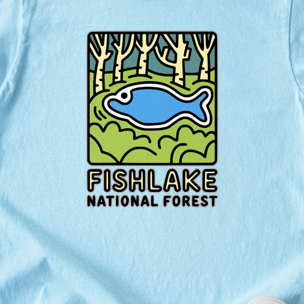 Fishlake National Forest Kids Cotton T-Shirt