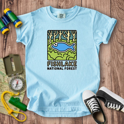 Fishlake National Forest Kids Cotton T-Shirt