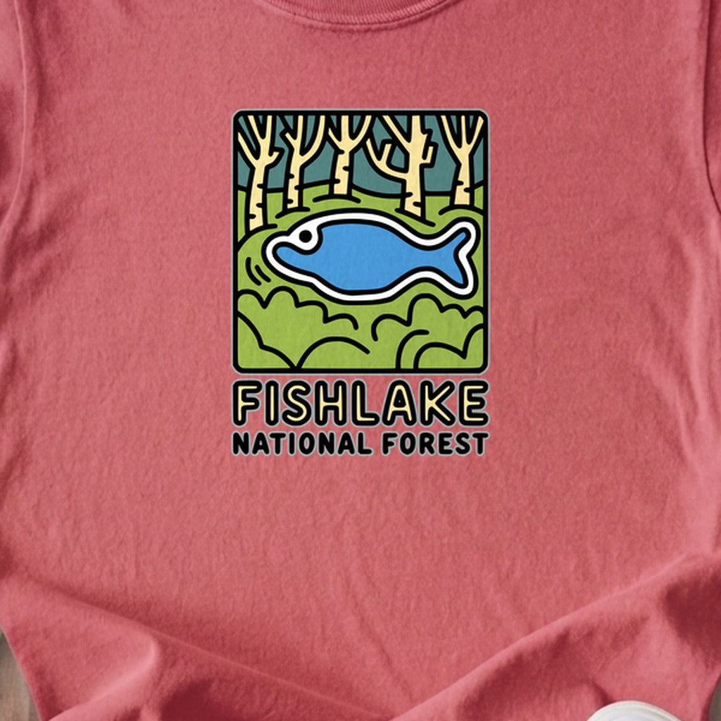 Fishlake National Forest Kids Cotton T-Shirt