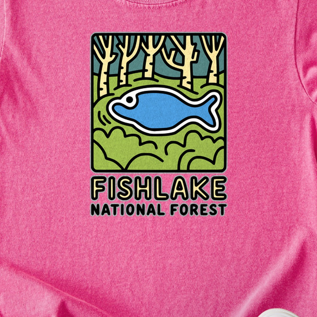 Fishlake National Forest Kids Cotton T-Shirt