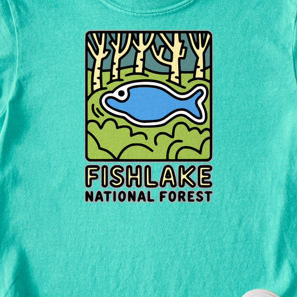 Fishlake National Forest Kids Cotton T-Shirt