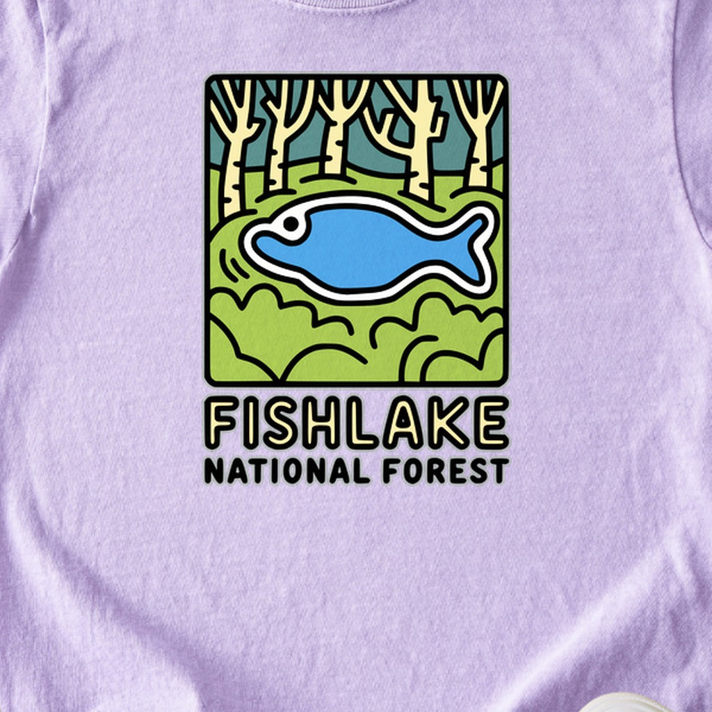 Fishlake National Forest Kids Cotton T-Shirt