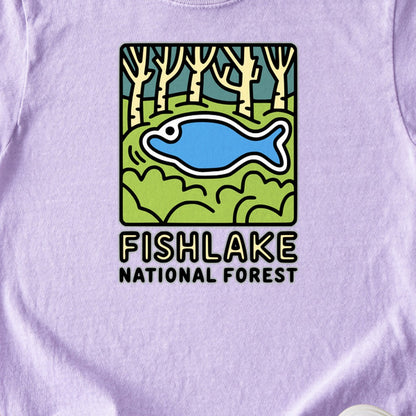 Fishlake National Forest Kids Cotton T-Shirt