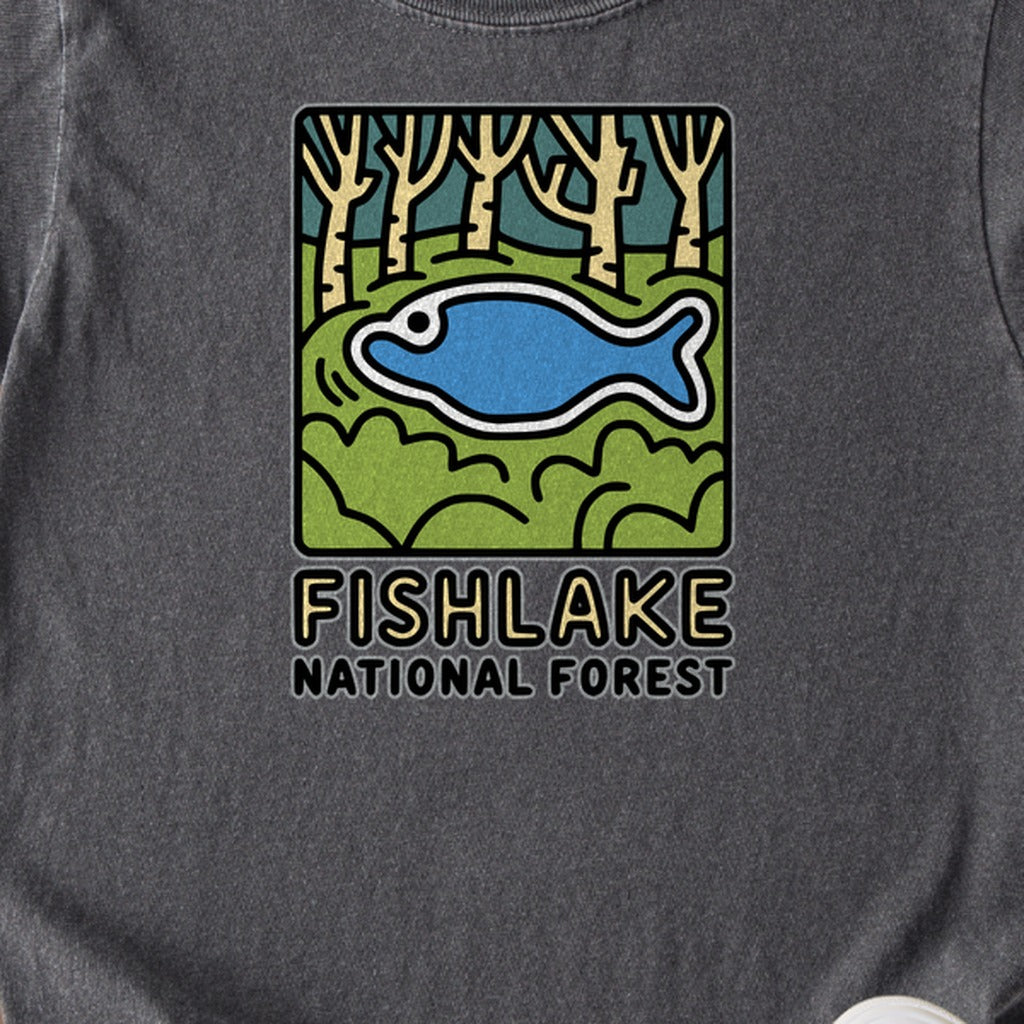 Fishlake National Forest Kids Cotton T-Shirt
