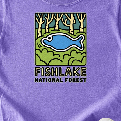 Fishlake National Forest Kids Cotton T-Shirt