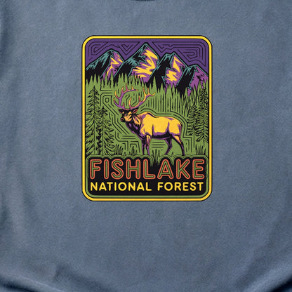 Fishlake National Forest Elk Cotton T-Shirt
