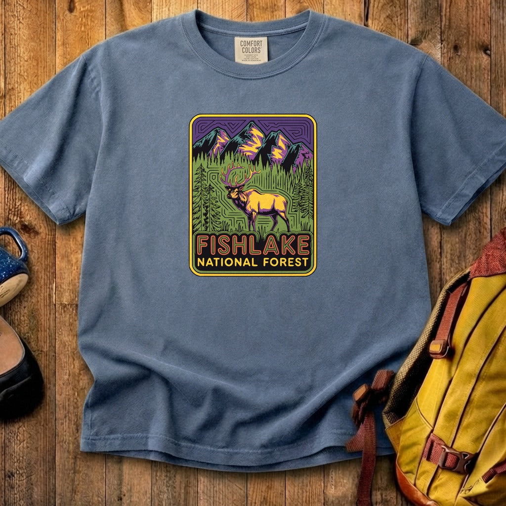 Fishlake National Forest Elk Cotton T-Shirt