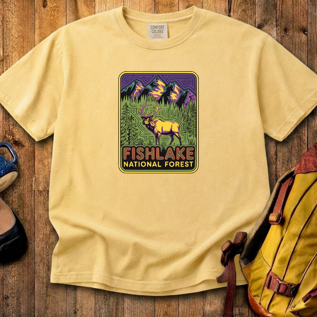 Fishlake National Forest Elk Cotton T-Shirt