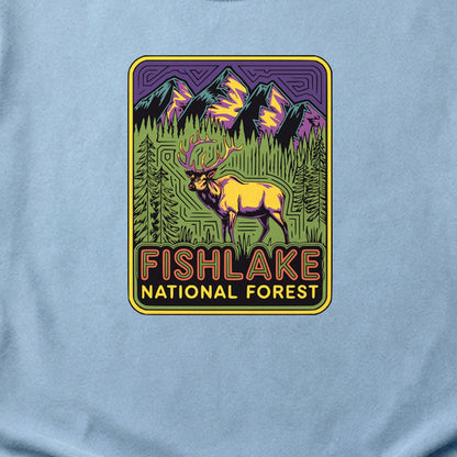 Fishlake National Forest Elk Cotton T-Shirt