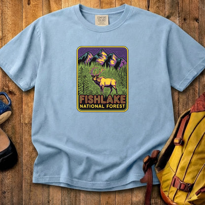 Fishlake National Forest Elk Cotton T-Shirt