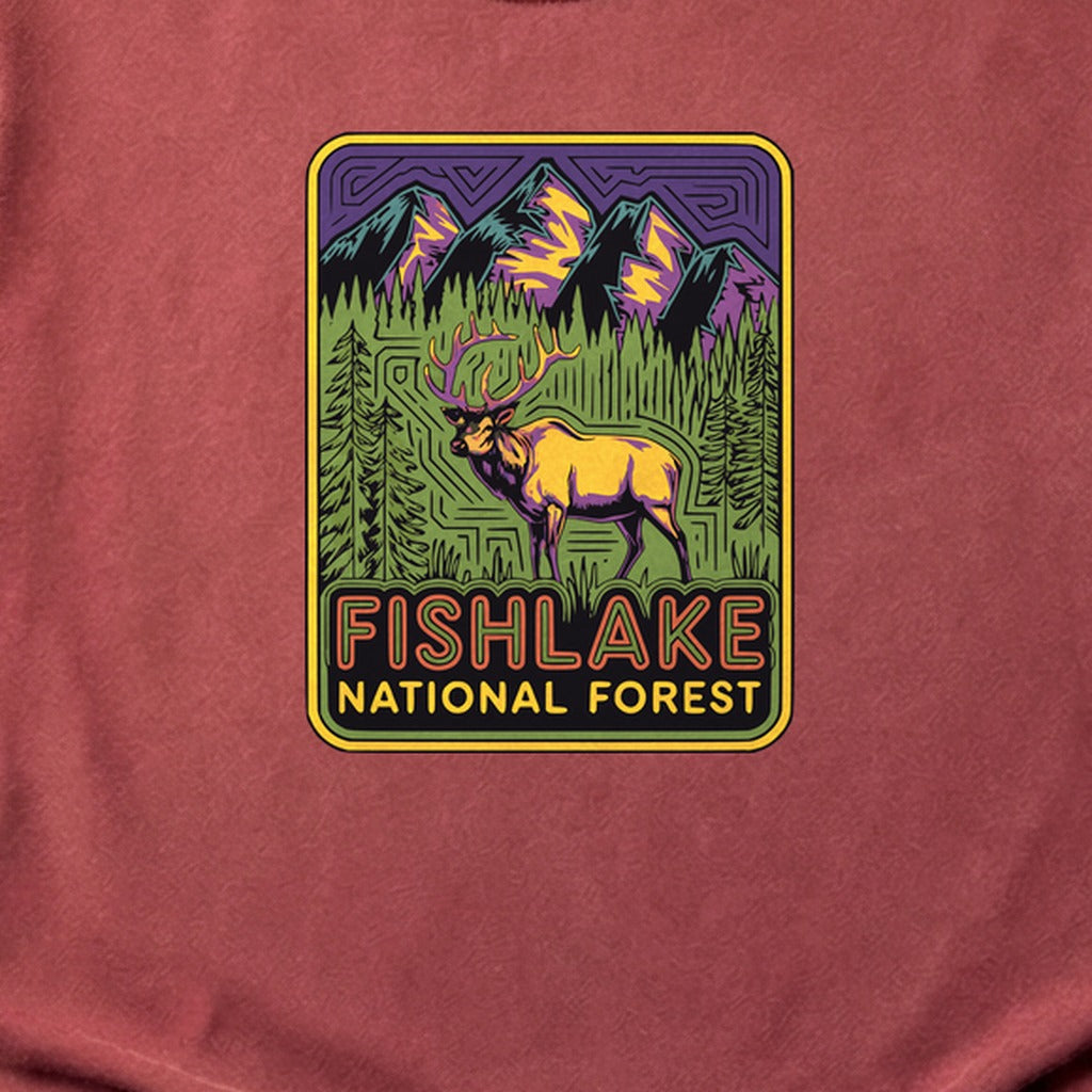 Fishlake National Forest Elk Cotton T-Shirt
