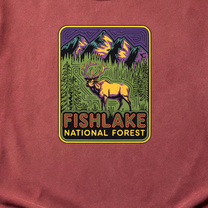 Fishlake National Forest Elk Cotton T-Shirt