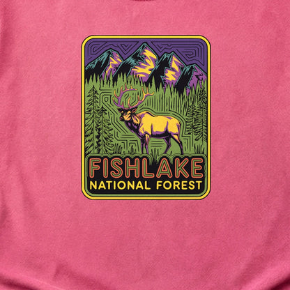 Fishlake National Forest Elk Cotton T-Shirt