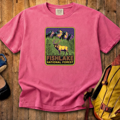 Fishlake National Forest Elk Cotton T-Shirt