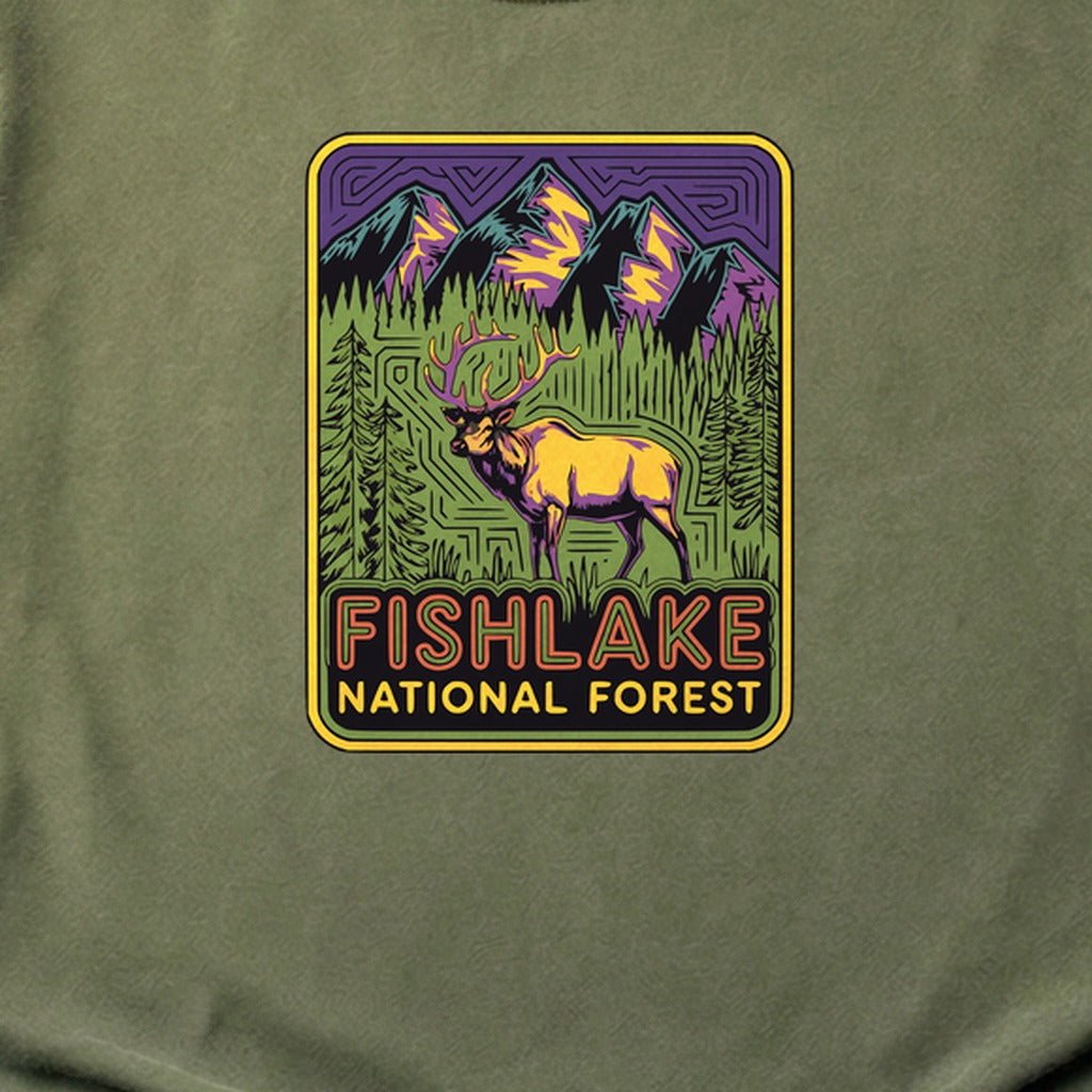Fishlake National Forest Elk Cotton T-Shirt
