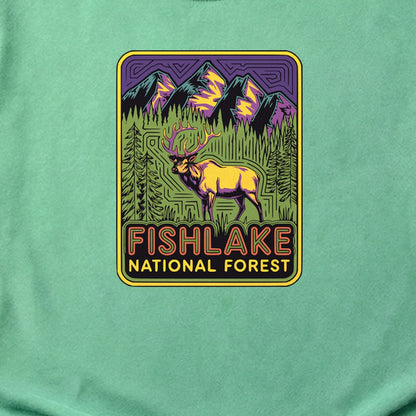 Fishlake National Forest Elk Cotton T-Shirt