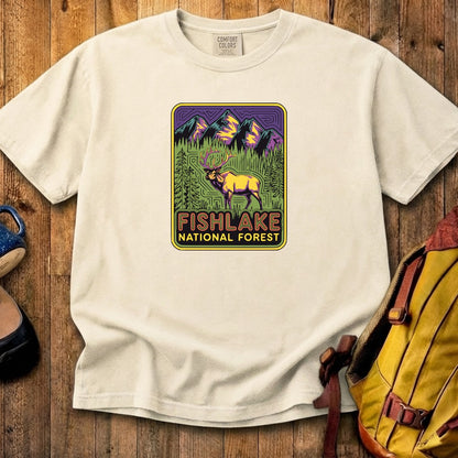 Fishlake National Forest Elk Cotton T-Shirt