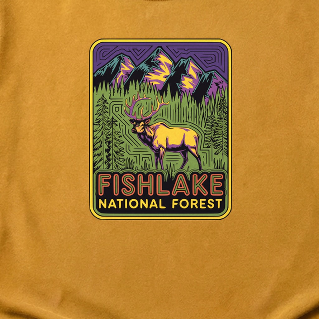 Fishlake National Forest Elk Cotton T-Shirt