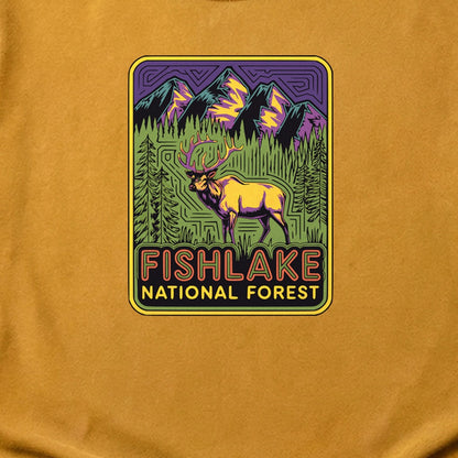 Fishlake National Forest Elk Cotton T-Shirt