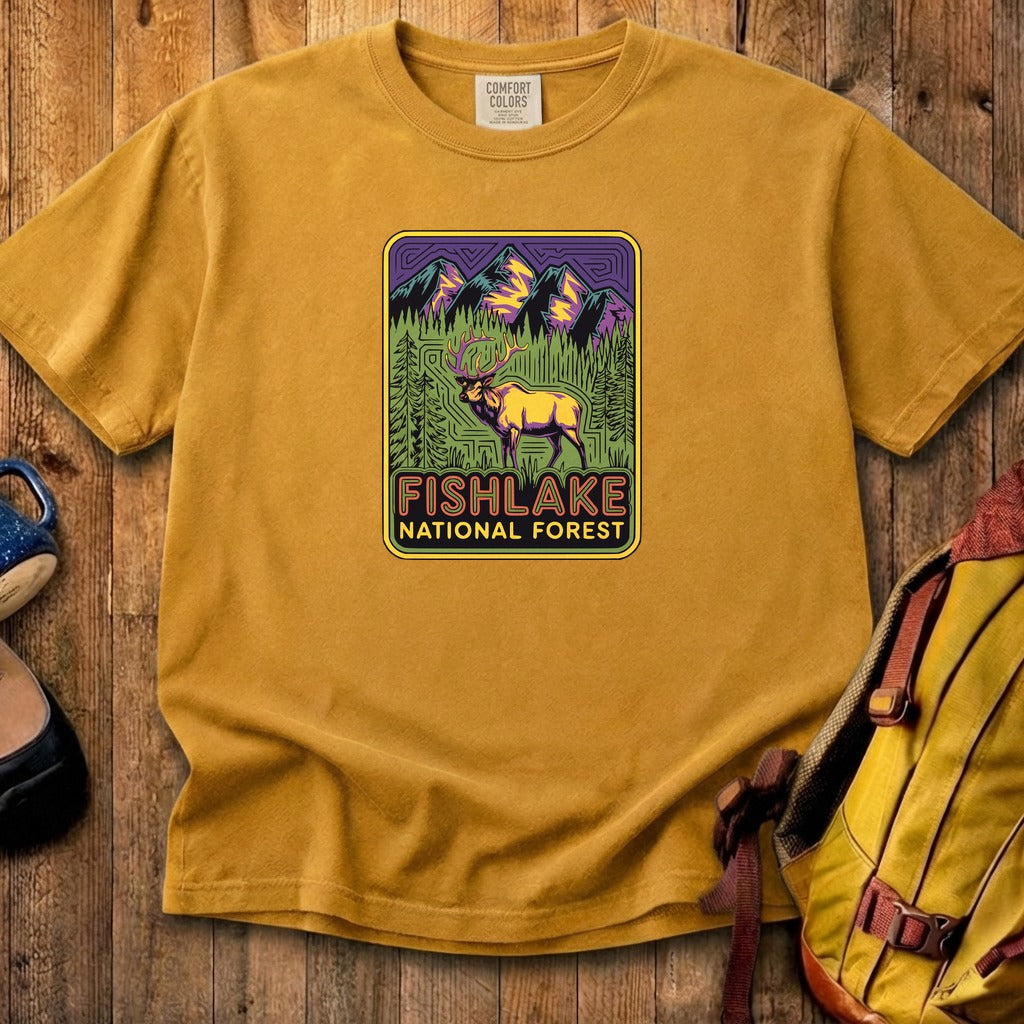 Fishlake National Forest Elk Cotton T-Shirt
