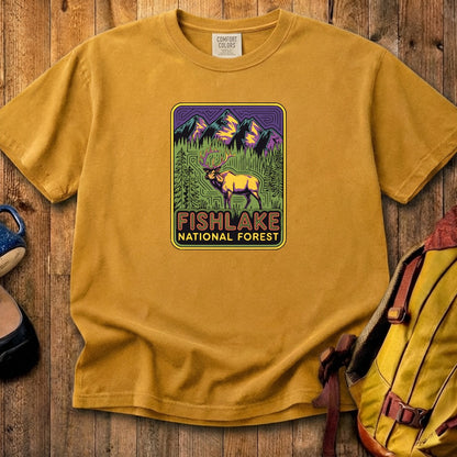Fishlake National Forest Elk Cotton T-Shirt
