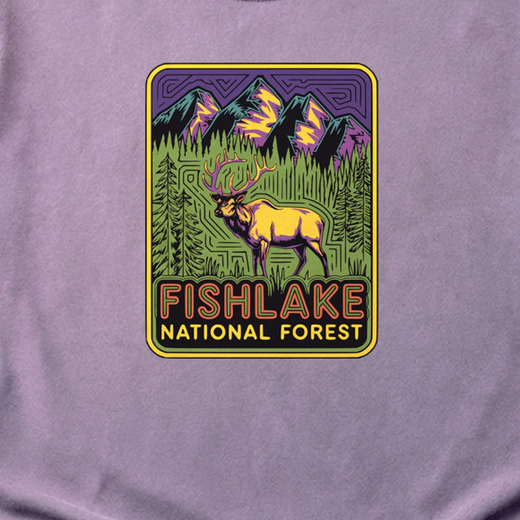 Fishlake National Forest Elk Cotton T-Shirt