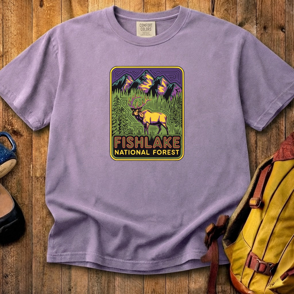 Fishlake National Forest Elk Cotton T-Shirt
