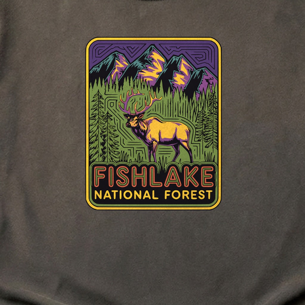 Fishlake National Forest Elk Cotton T-Shirt