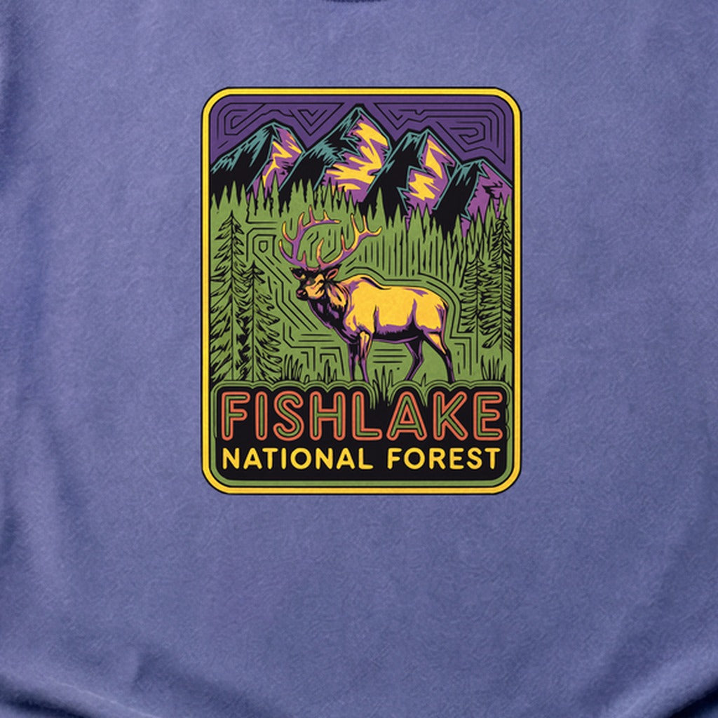 Fishlake National Forest Elk Cotton T-Shirt