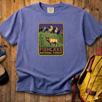 Fishlake National Forest Elk Cotton T-Shirt