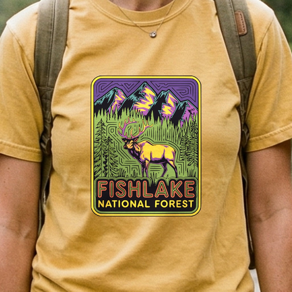 Fishlake National Forest Elk Cotton T-Shirt