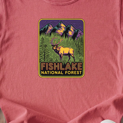 Fishlake National Forest Elk Kids Cotton T-Shirt