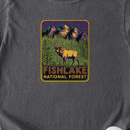 Fishlake National Forest Elk Kids Cotton T-Shirt