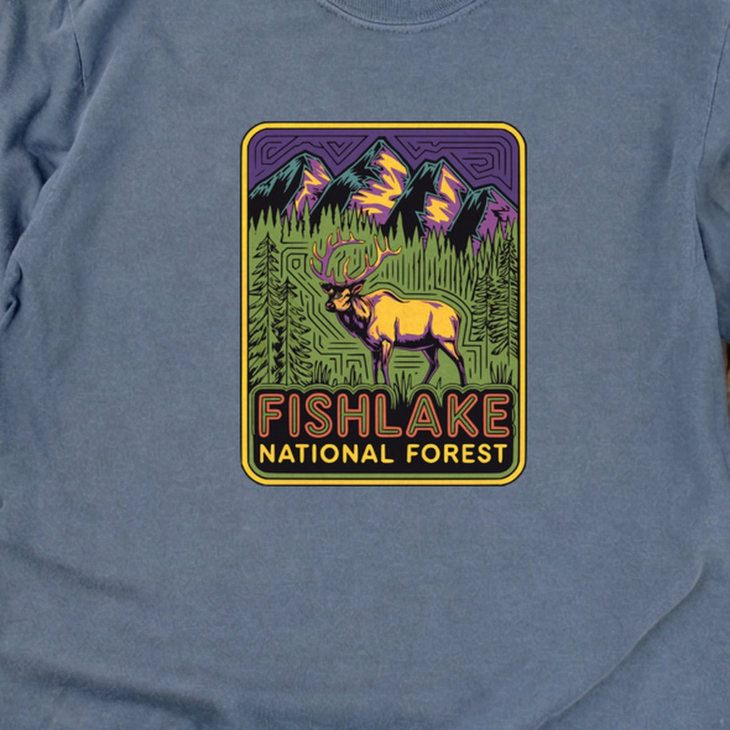 Fishlake National Forest Elk Cotton Long Sleeve