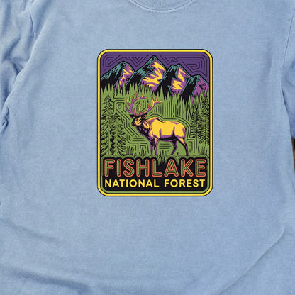 Fishlake National Forest Elk Cotton Long Sleeve