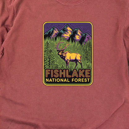 Fishlake National Forest Elk Cotton Long Sleeve