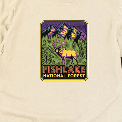 Fishlake National Forest Elk Cotton Long Sleeve