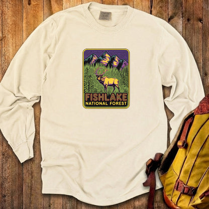 Fishlake National Forest Elk Cotton Long Sleeve