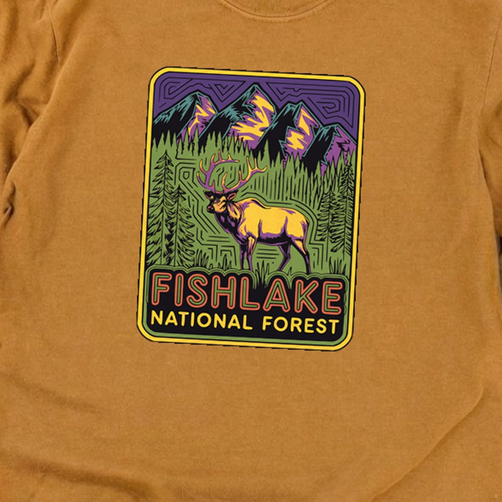 Fishlake National Forest Elk Cotton Long Sleeve