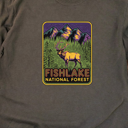 Fishlake National Forest Elk Cotton Long Sleeve