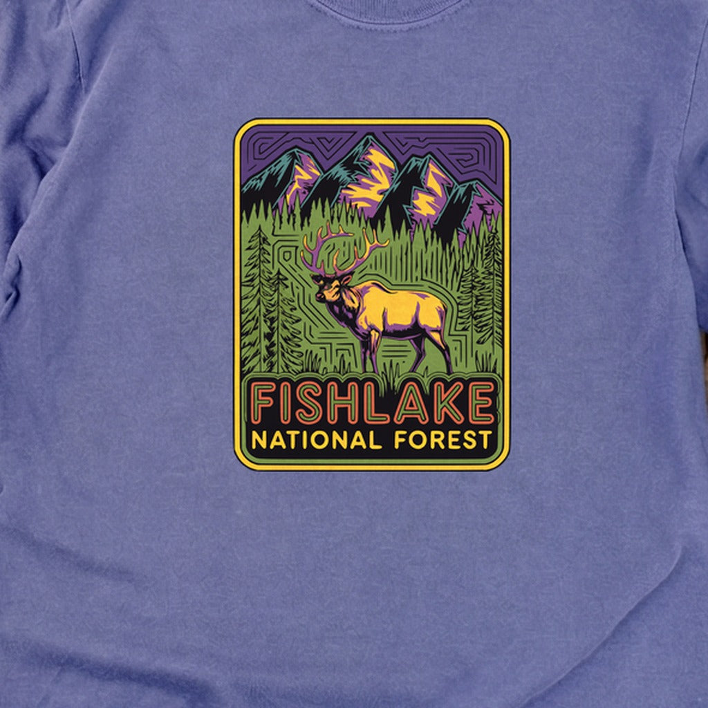 Fishlake National Forest Elk Cotton Long Sleeve