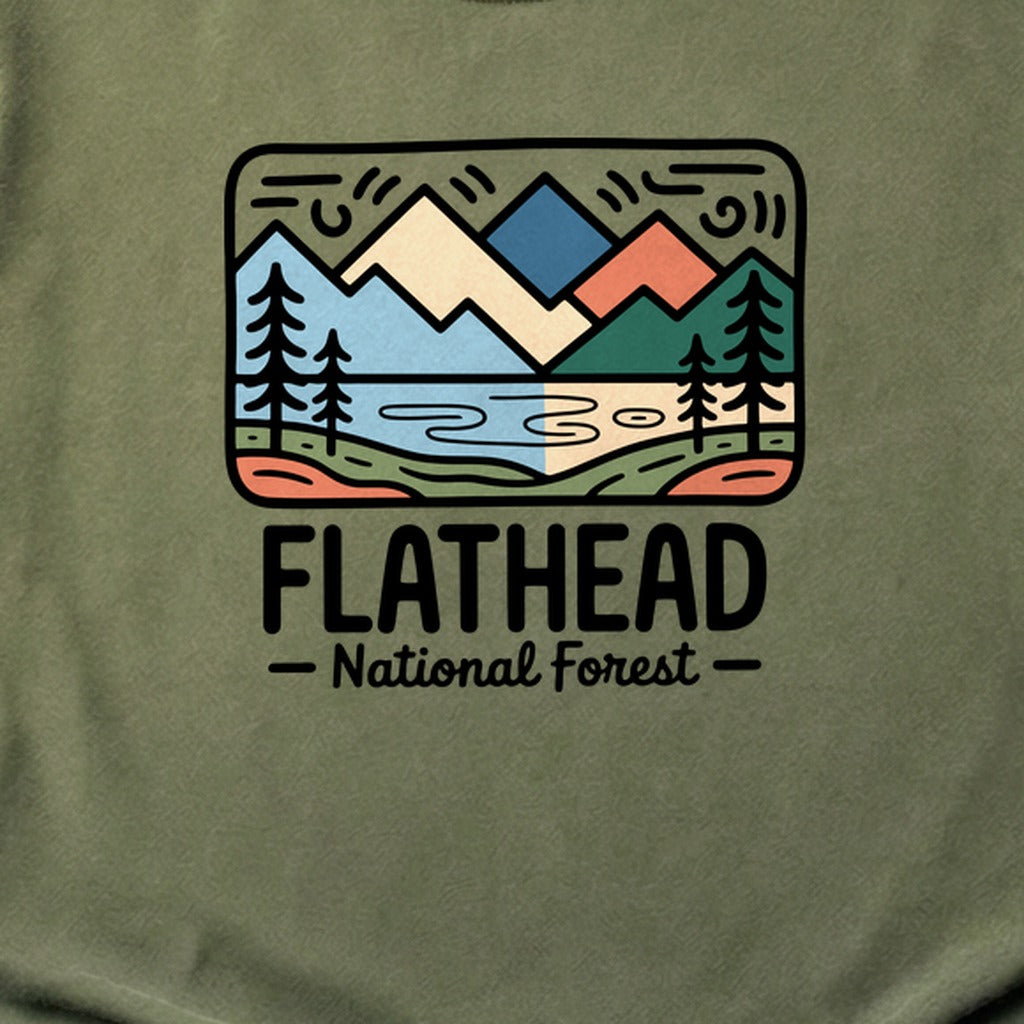 Flathead National Forest Cotton T-Shirt