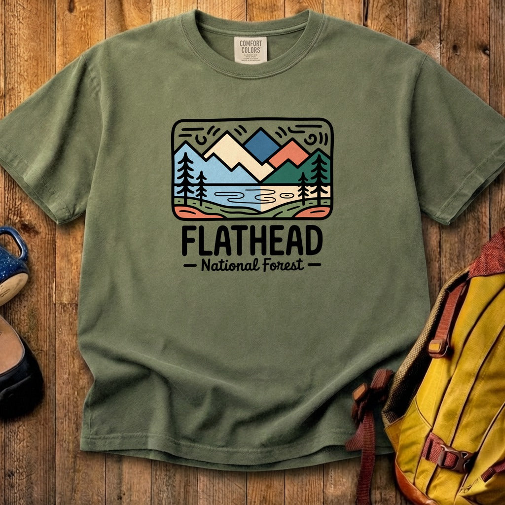 Flathead National Forest Cotton T-Shirt