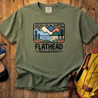 Flathead National Forest Cotton T-Shirt