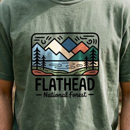 Flathead National Forest Cotton T-Shirt